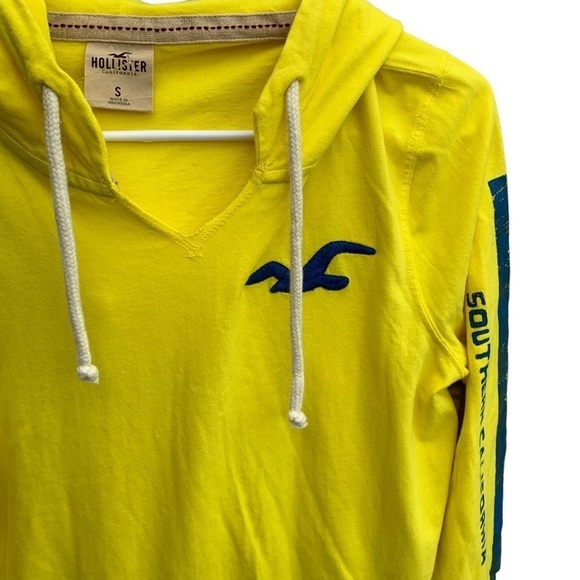 Hollister Hoodie Sweatshirt Spellout Bird Logo Size Small - Picture 2 of 6